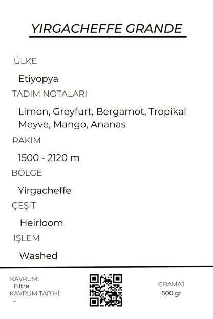 Ethiopia Yirgacheffe Grande